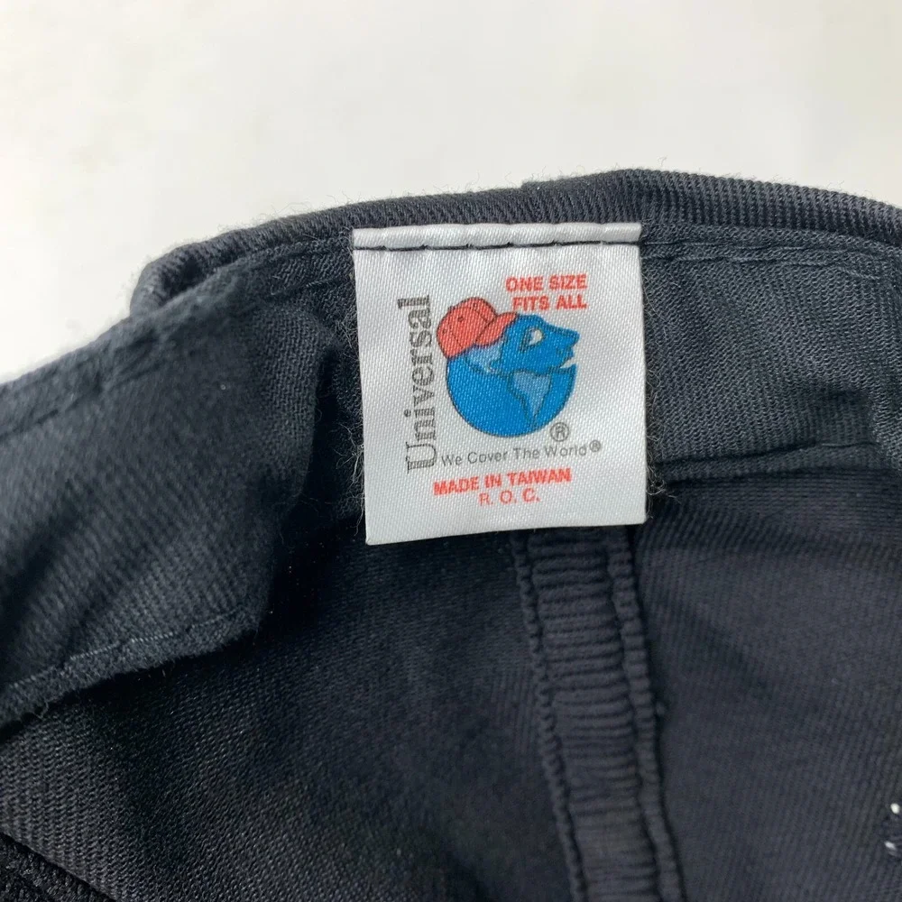 Chicago Bulls HAT World Champions THREE-PEAT 1993 Vintage Snap Back Black - Picture 4 of 4